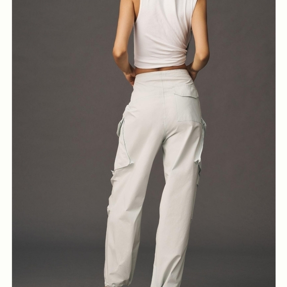 Anthropology x Free People Agolde Cargo pants vacation beach relaxed fit - Picture 2 of 10